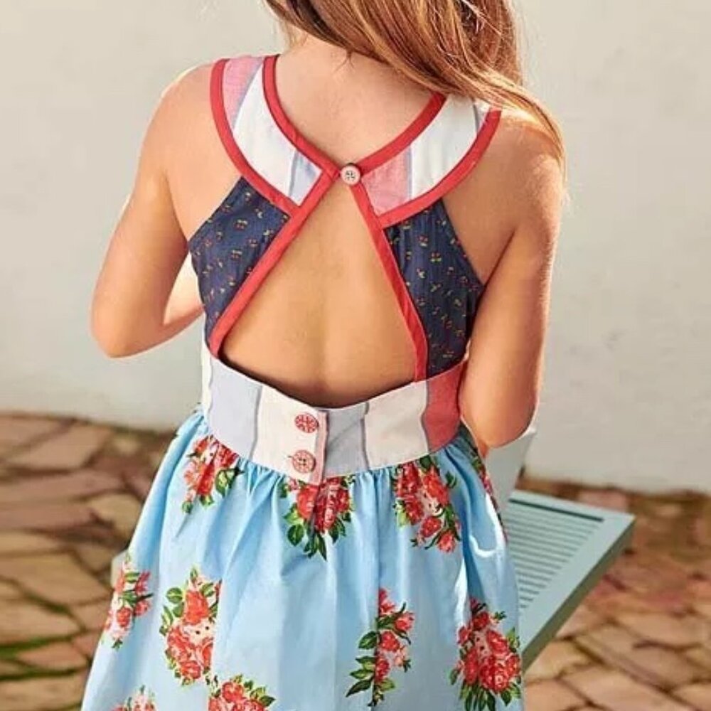 Matilda Jane Holiday Parade Dress Brilliant Daydream Cherry Floral Summer 2T - Picture 2 of 14